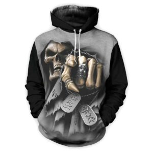 Skull 3D All Over Printed Clothes NB020321