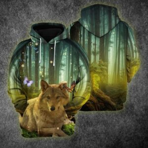 Wolf 3D All Over Printed Clothes KH03558